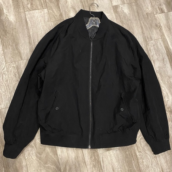 Calvin Klein Classic Black Bomber Jacket